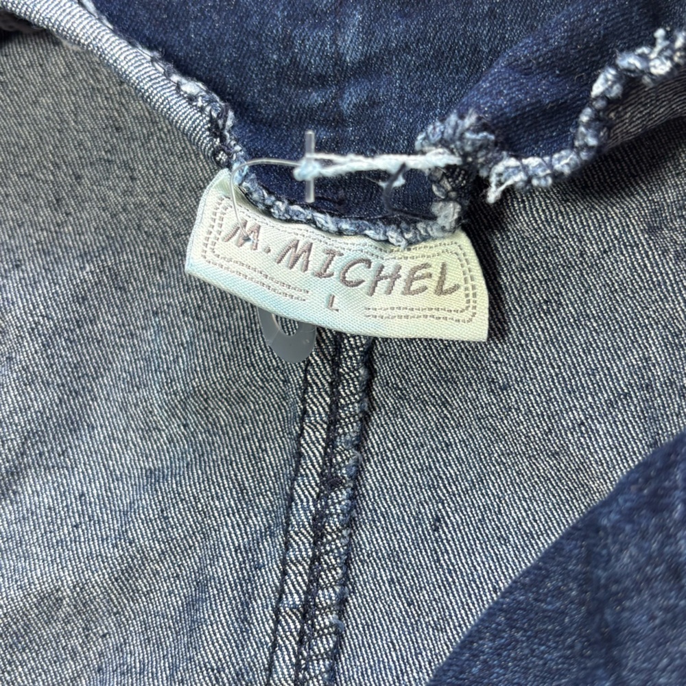 M. MICHEL Classic Blue Women's Jean Jacket - Picture 5 of 5